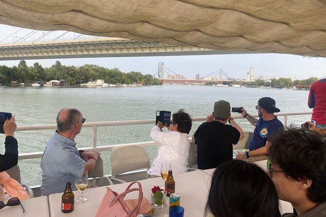 Belgrade Sunset Cruise w/ Live Tour Guide - Zemun and the Gardos Tower from the water