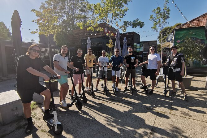 E-Scooter CRAFT BEER and BREWERY Tour - Riding past Belgrade Fortress and the lower town