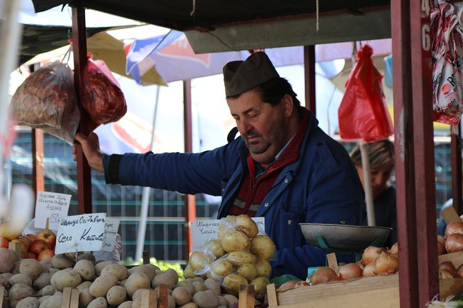 Food Tasting at Locals Favorite Farmers Market in Belgrade - Burek fresh from an 80-year-old bakery