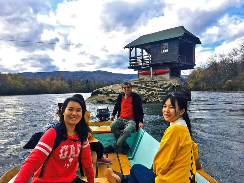 From Belgrade: Drina River House, Sargan 8 Train & Drvengrad - Lunch and a pause at Mokra Gora