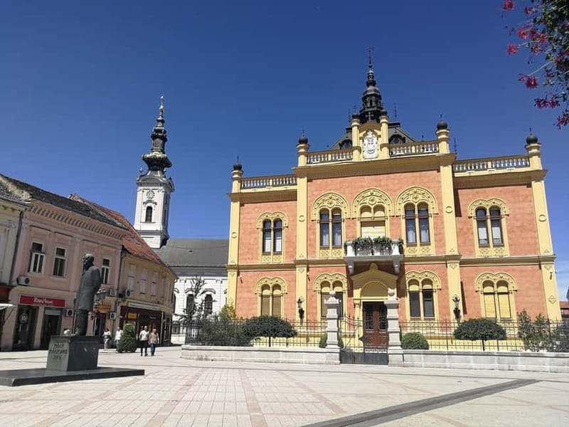 From Belgrade: Novi Sad & Fruska gora & winery and monastery - Krušedol Monastery and the wooded Fruška Gora hills