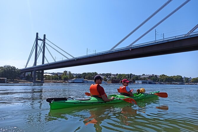 Kayaking under Belgrade bridges - Six bridges and the harder upstream stretch