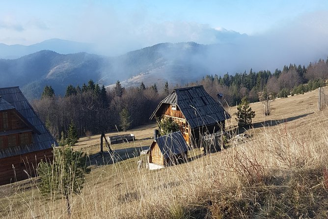 Mokra Gora toure with a Šargan 8 train ride - Drvengrad, a wooden village built for film