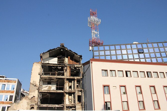 NATO Bombing of Belgrade Private Tour - The Air Force Command Building in Zemun