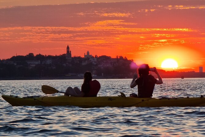 Sunset Kayak Adventure in Belgrade - Nebojša Tower and the older riverfront