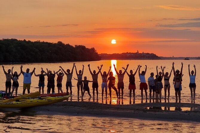 Sunset Kayak Adventure in Belgrade - The Belgrade Fortress from river level